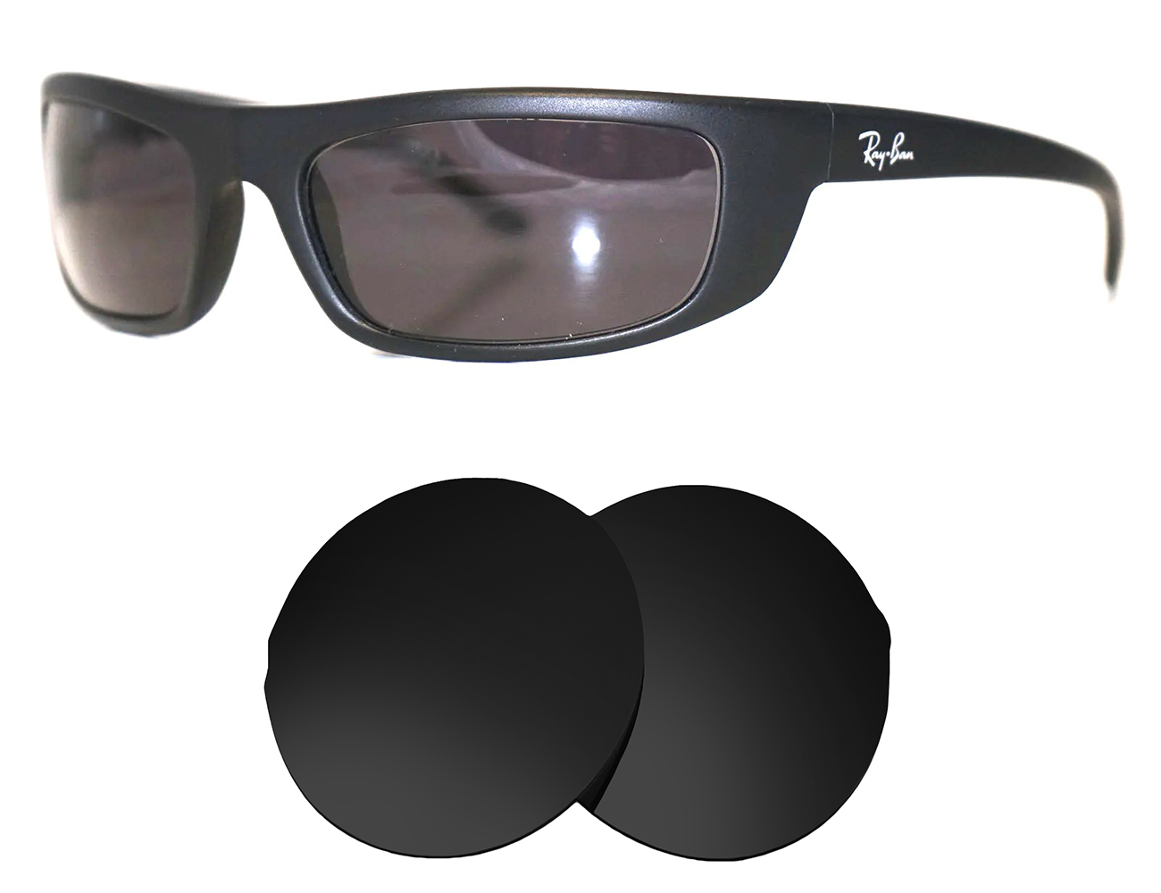 Ray-Ban Replacement Lenses RB4005 PS Turbo (60mm) - Main Image