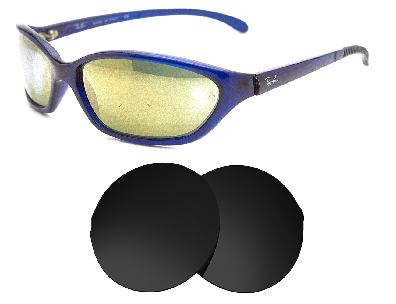 Ray-Ban Replacement Lenses 3721RB4011 PS Glider (64mm) - Main Image