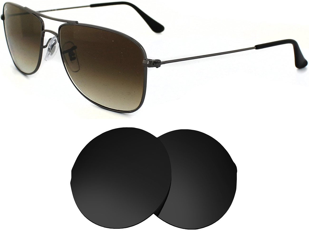Ray-Ban Replacement Lenses RB3477 (59mm) - Main Image