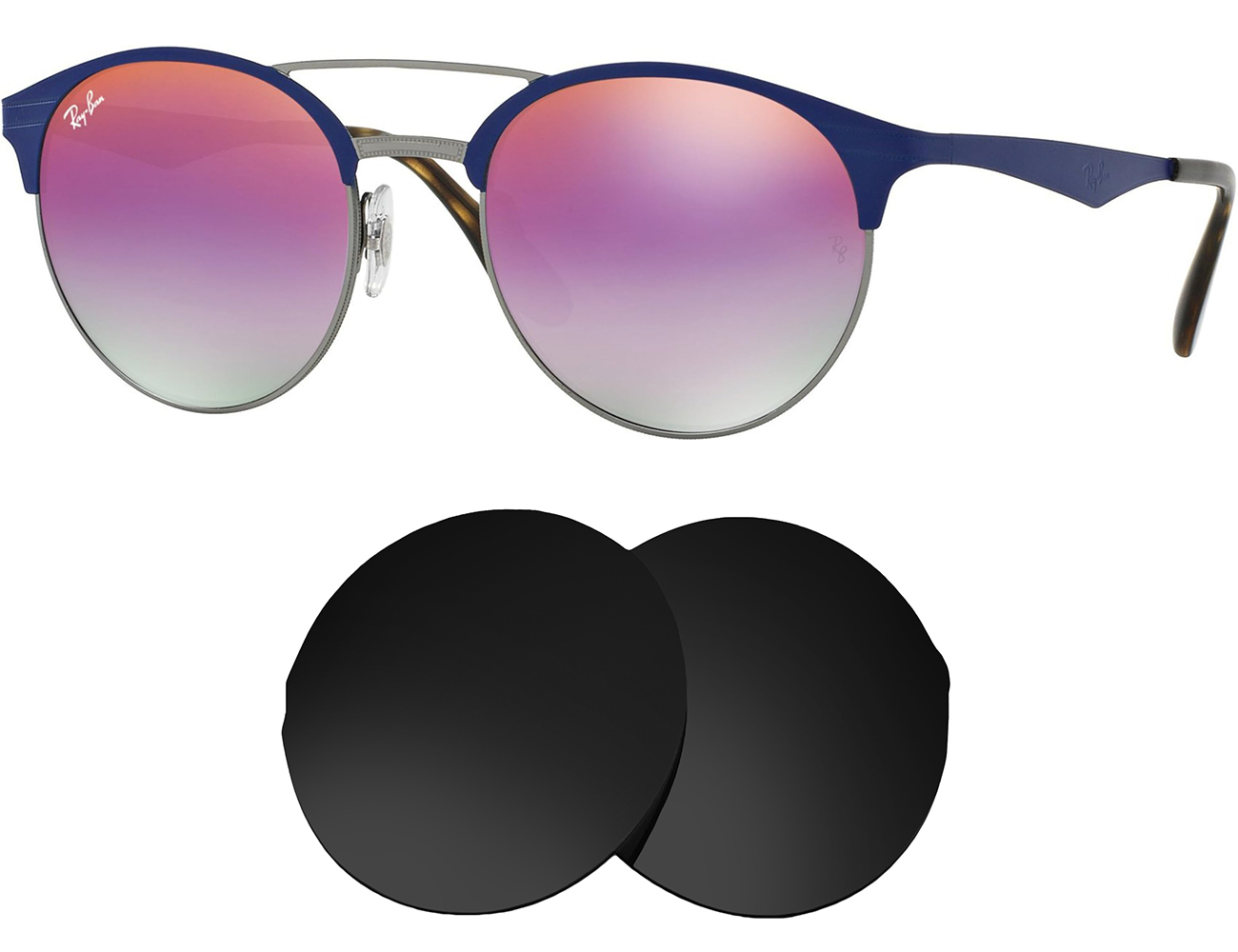 Ray-Ban Replacement Lenses RB3545 (51mm) - Main Image