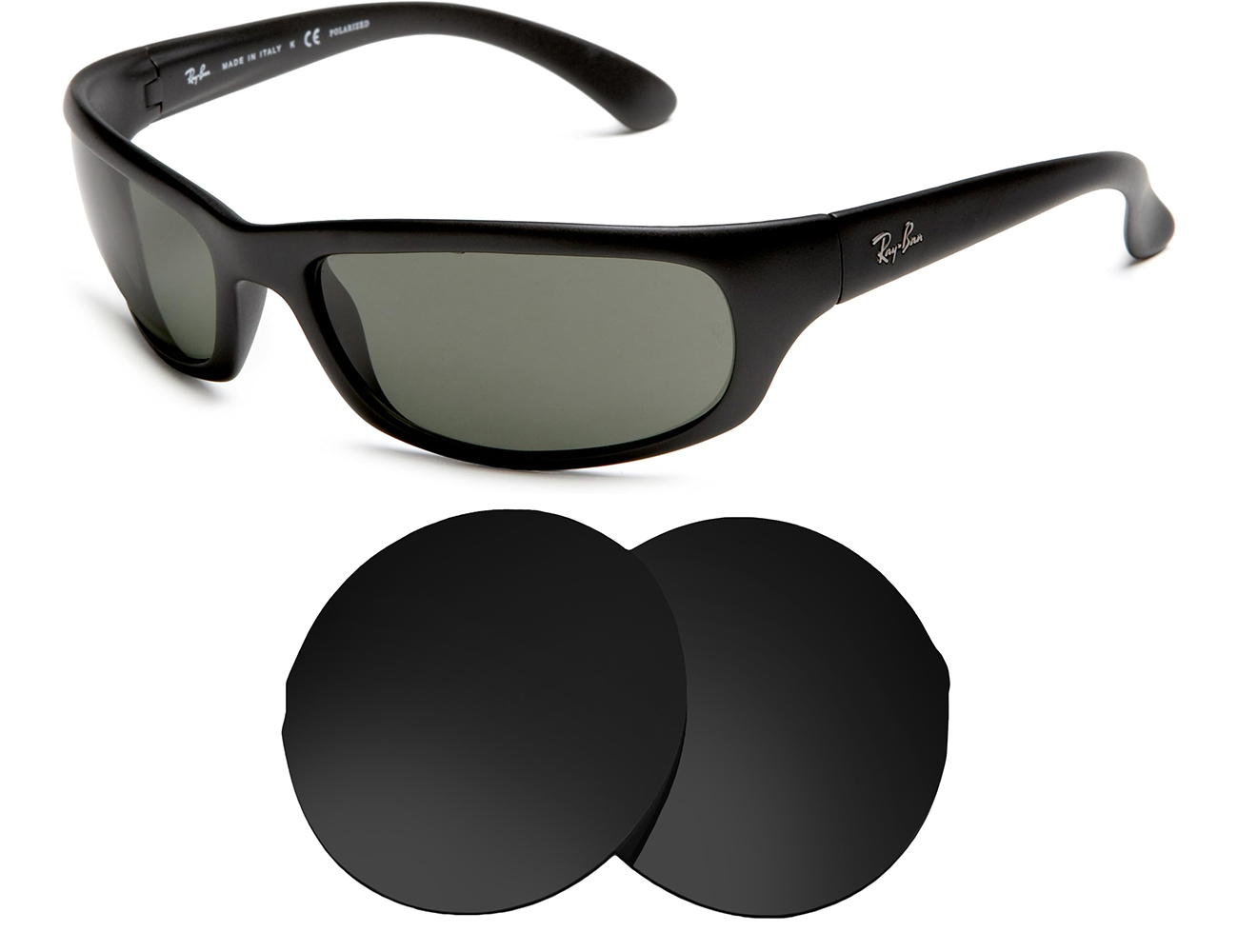 Ray-Ban Replacement Lenses RB4026 Shot (60mm) - Main Image