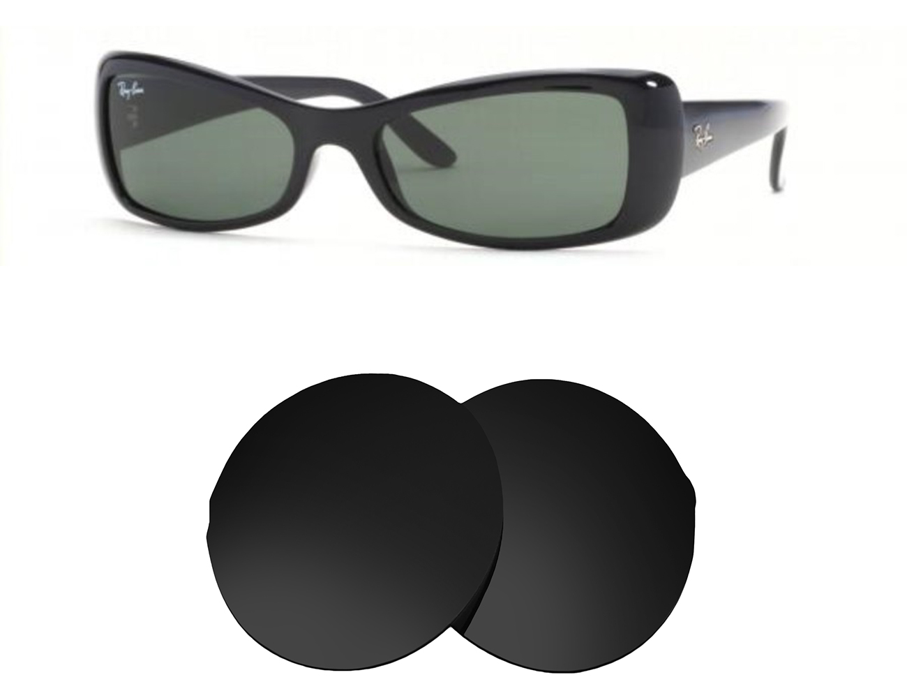 Ray-Ban Replacement Lenses RB4074 (53mm) - Main Image