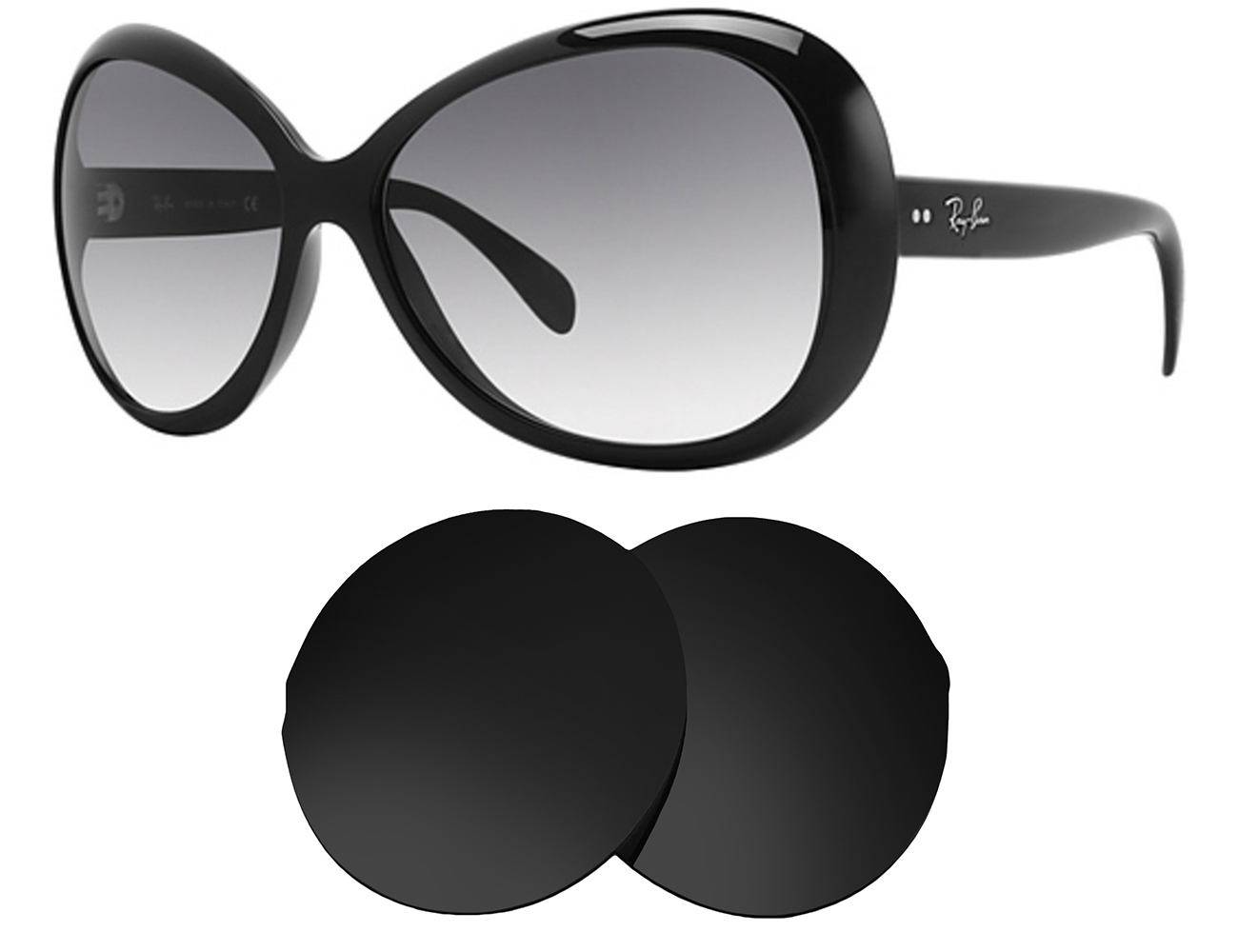 Ray-Ban Replacement Lenses RB4127 (63mm) - Main Image