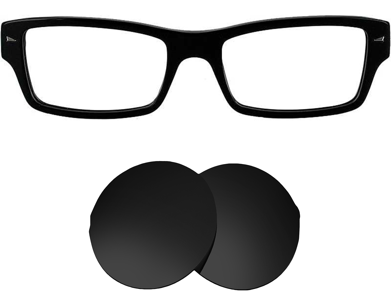 Ray-Ban Replacement Lenses RB5254F (54mm) - Main Image