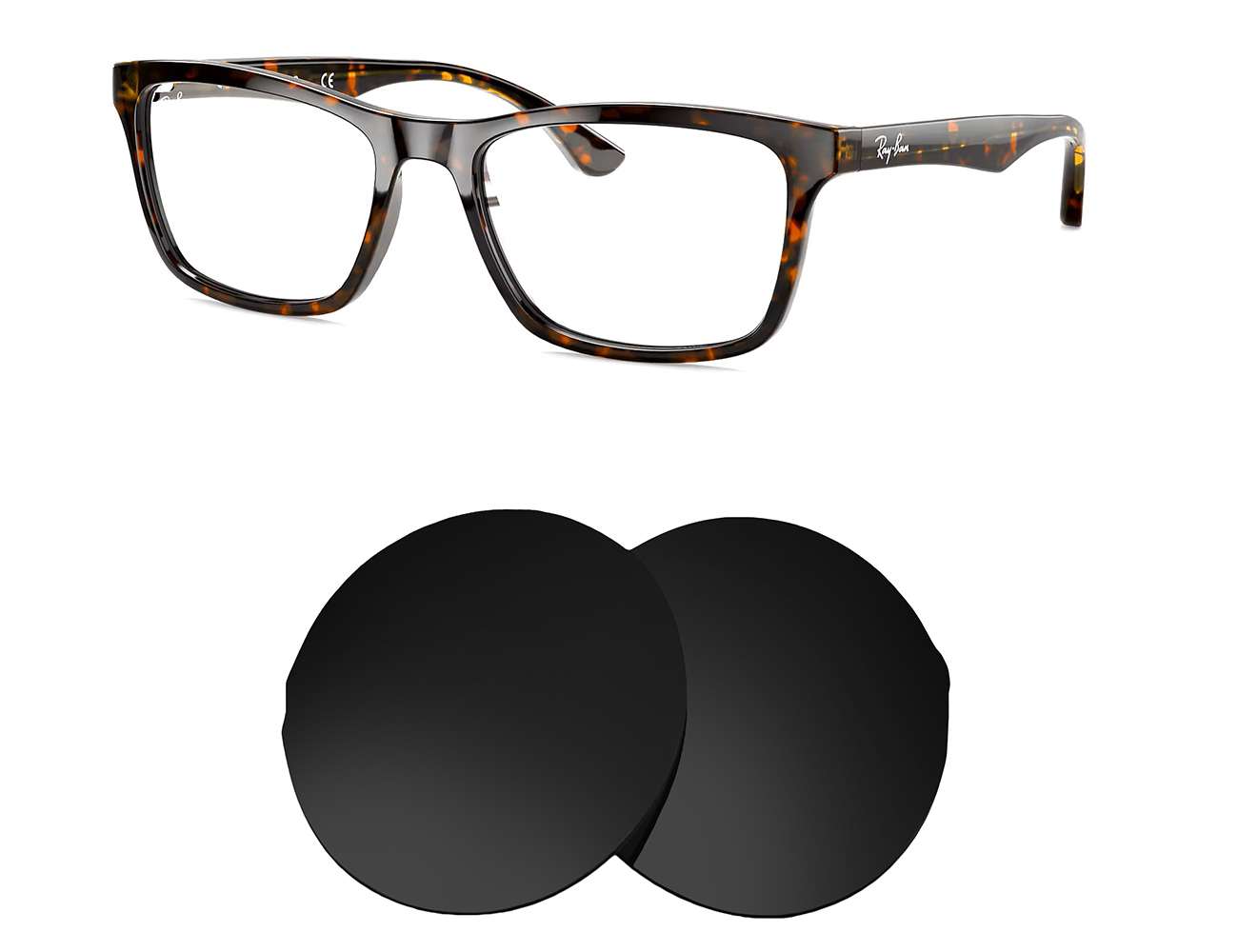 Ray-Ban Replacement Lenses RB5279 (55mm) - Main Image