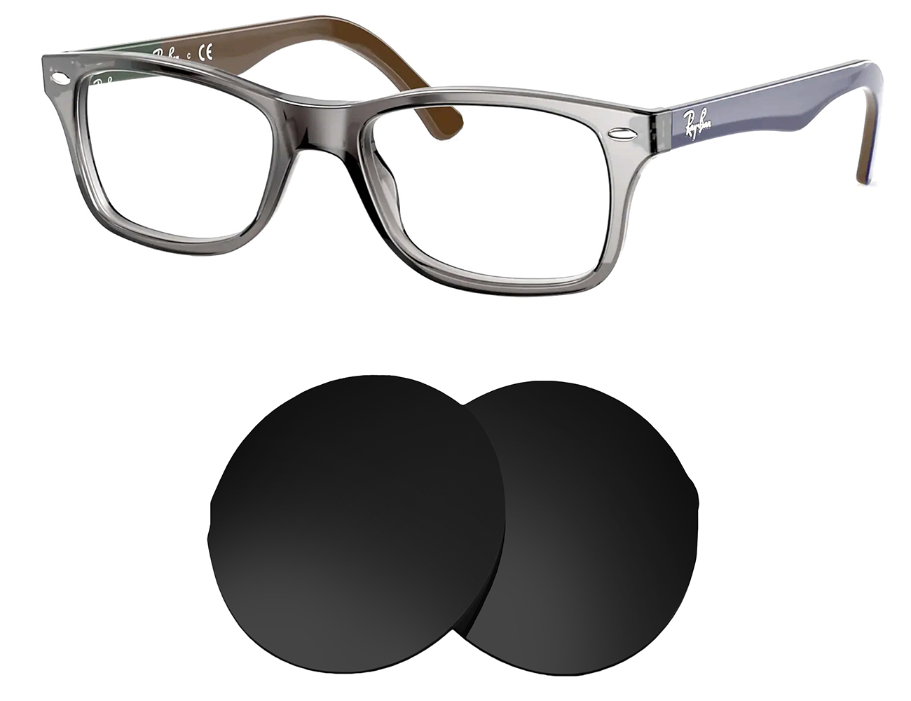 Ray-Ban Replacement Lenses RB5288 (52mm) - Main Image