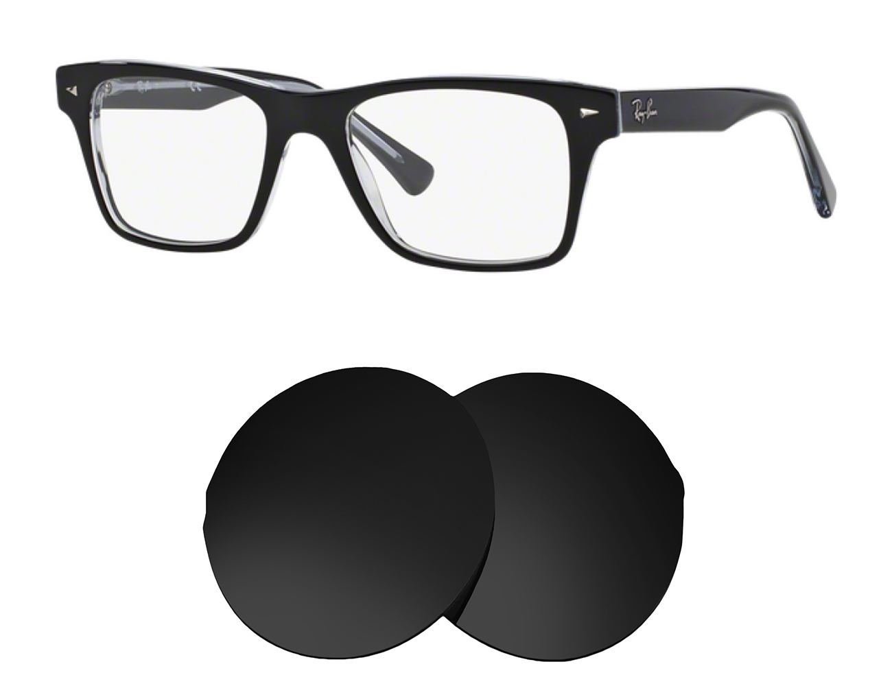 Ray-Ban Replacement Lenses RB5308 (51mm) - Main Image