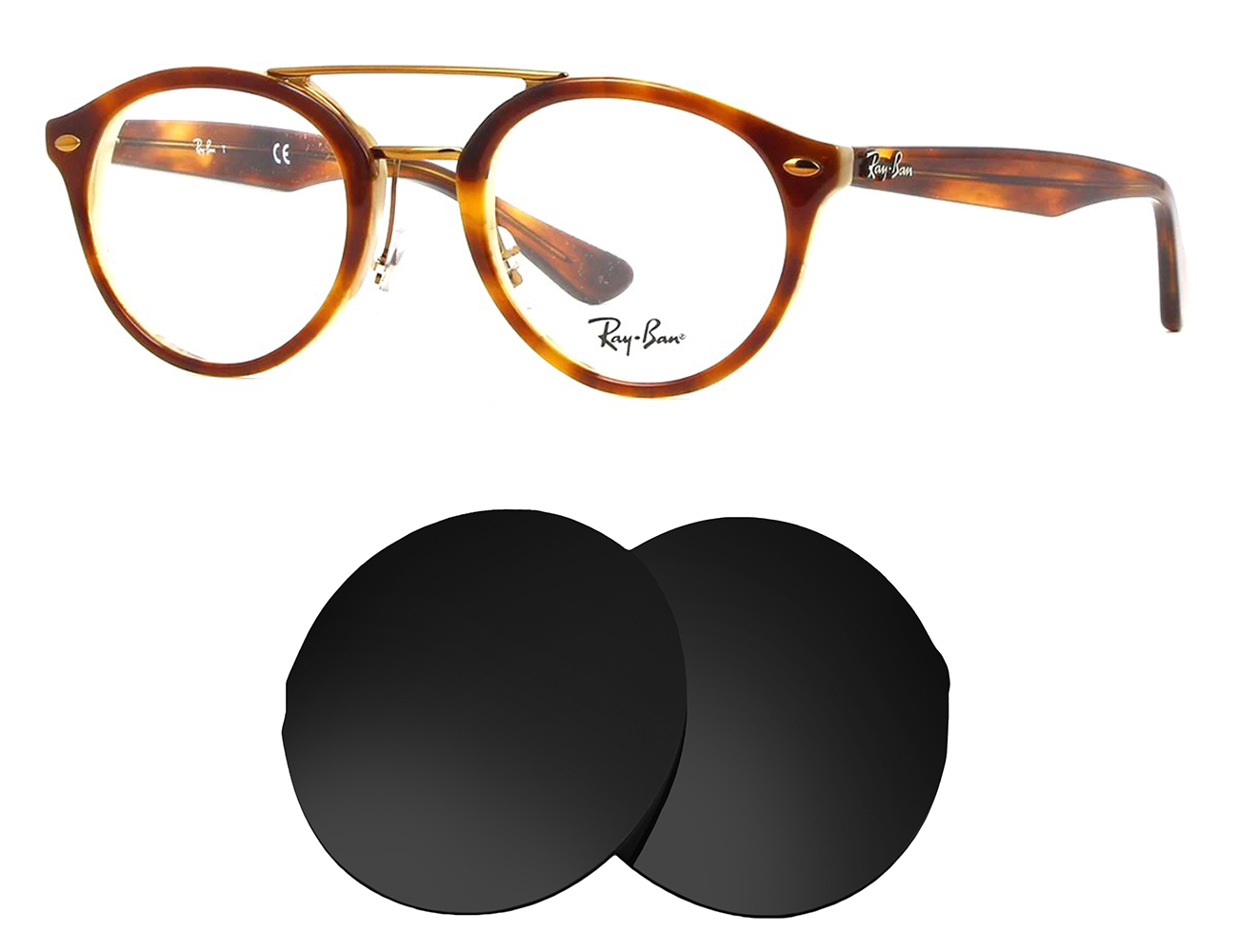 Ray-Ban Replacement Lenses RB5354 (50mm) - Main Image