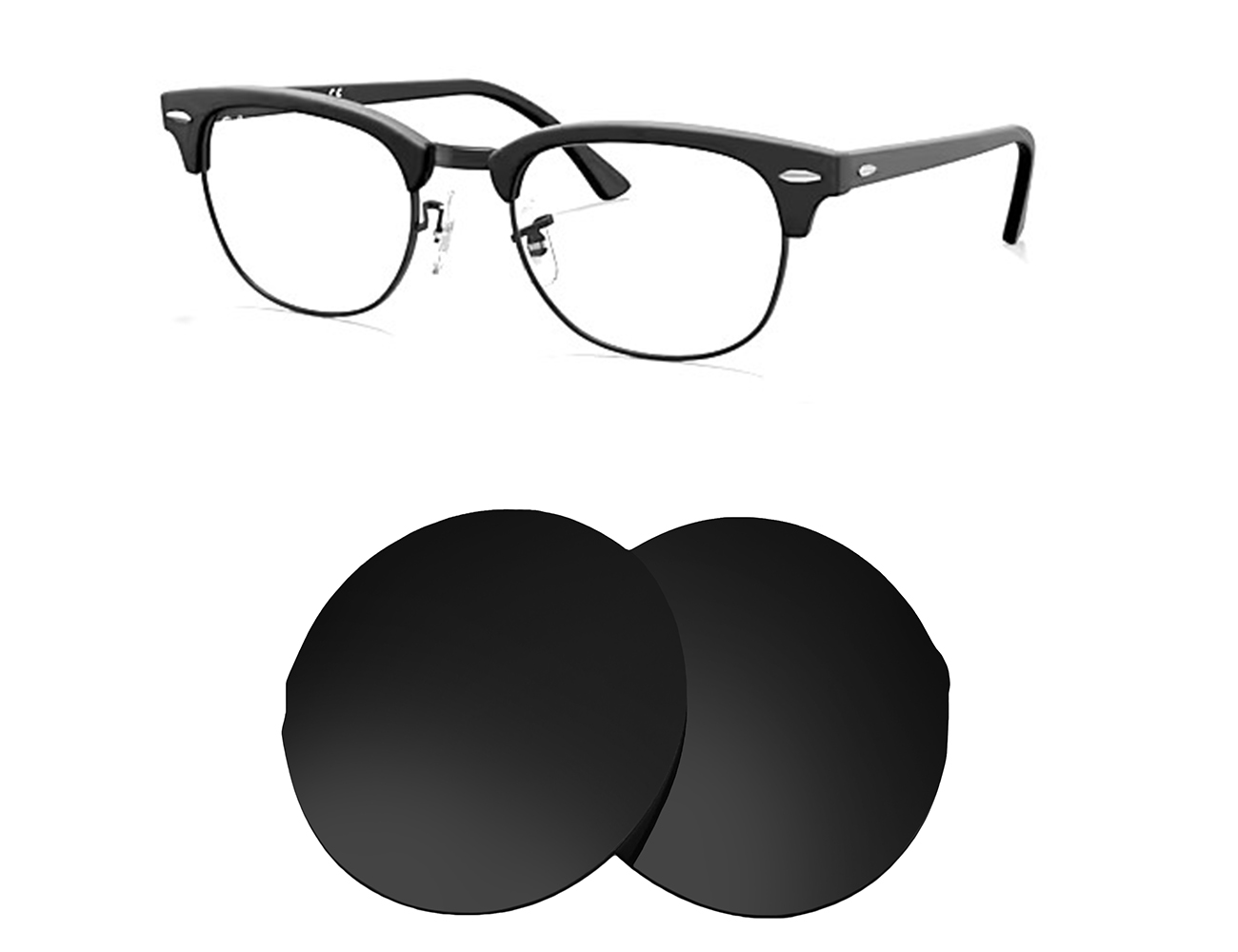 Ray-Ban Replacement Lenses RB5451 (51mm) - Main Image