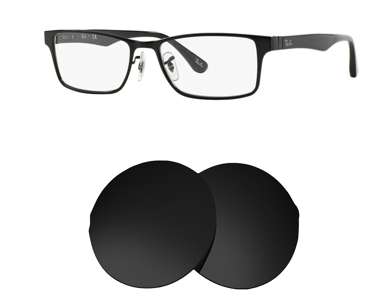 Ray-Ban Replacement Lenses RB6238 (53mm) - Main Image