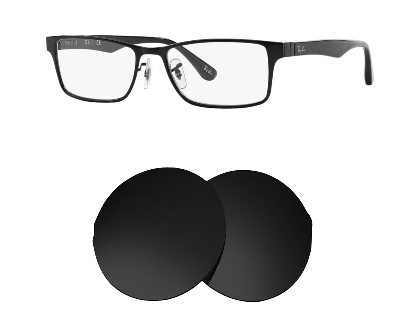 Ray-Ban Replacement Lenses RB6238 (55mm) - Main Image