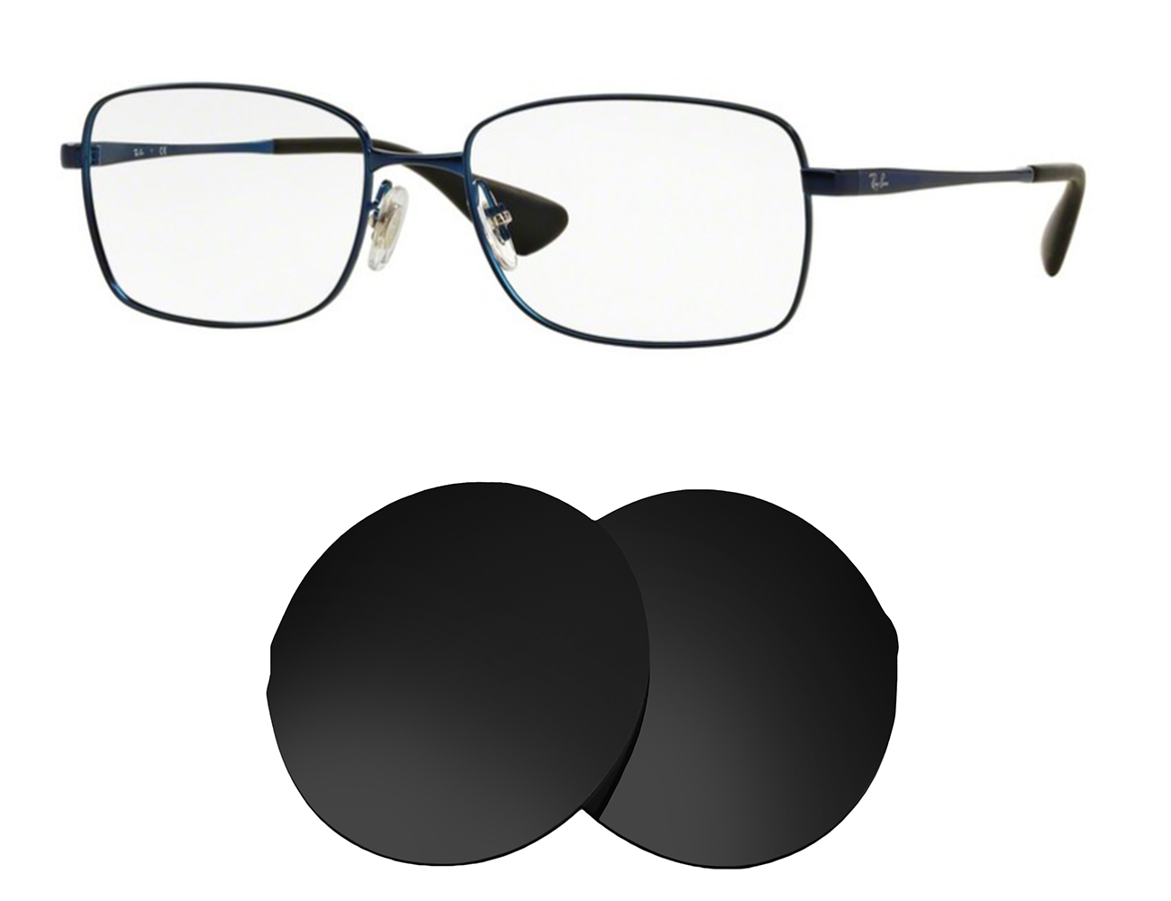Ray-Ban Replacement Lenses RB6336M (55mm) - Main Image