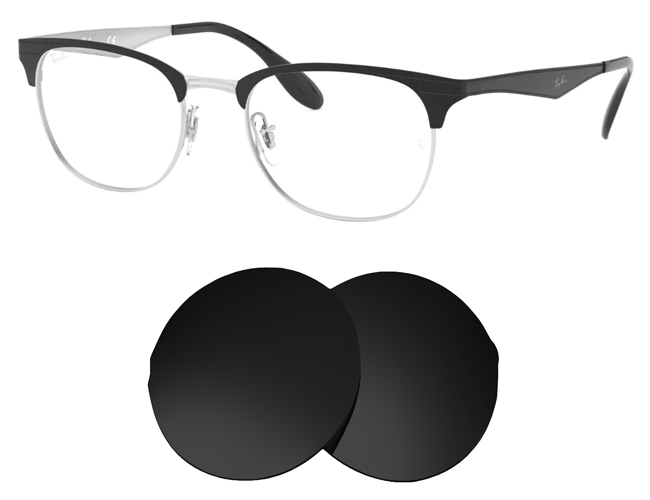 Ray-Ban Replacement Lenses RB6346 (52mm) - Main Image