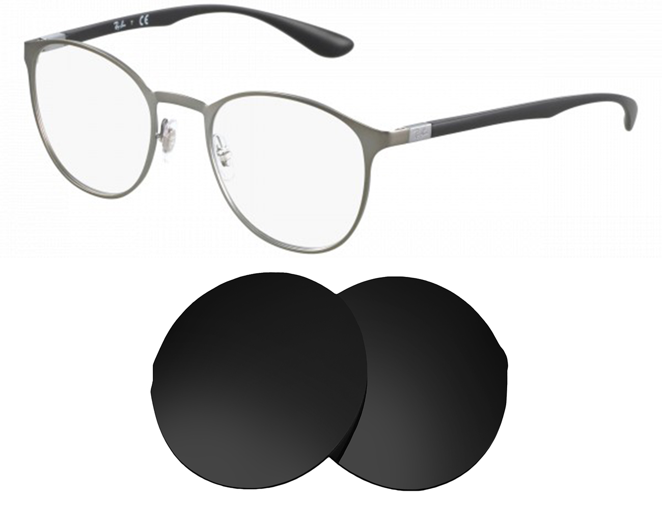 Ray-Ban Replacement Lenses RB6355 (50mm) - Main Image