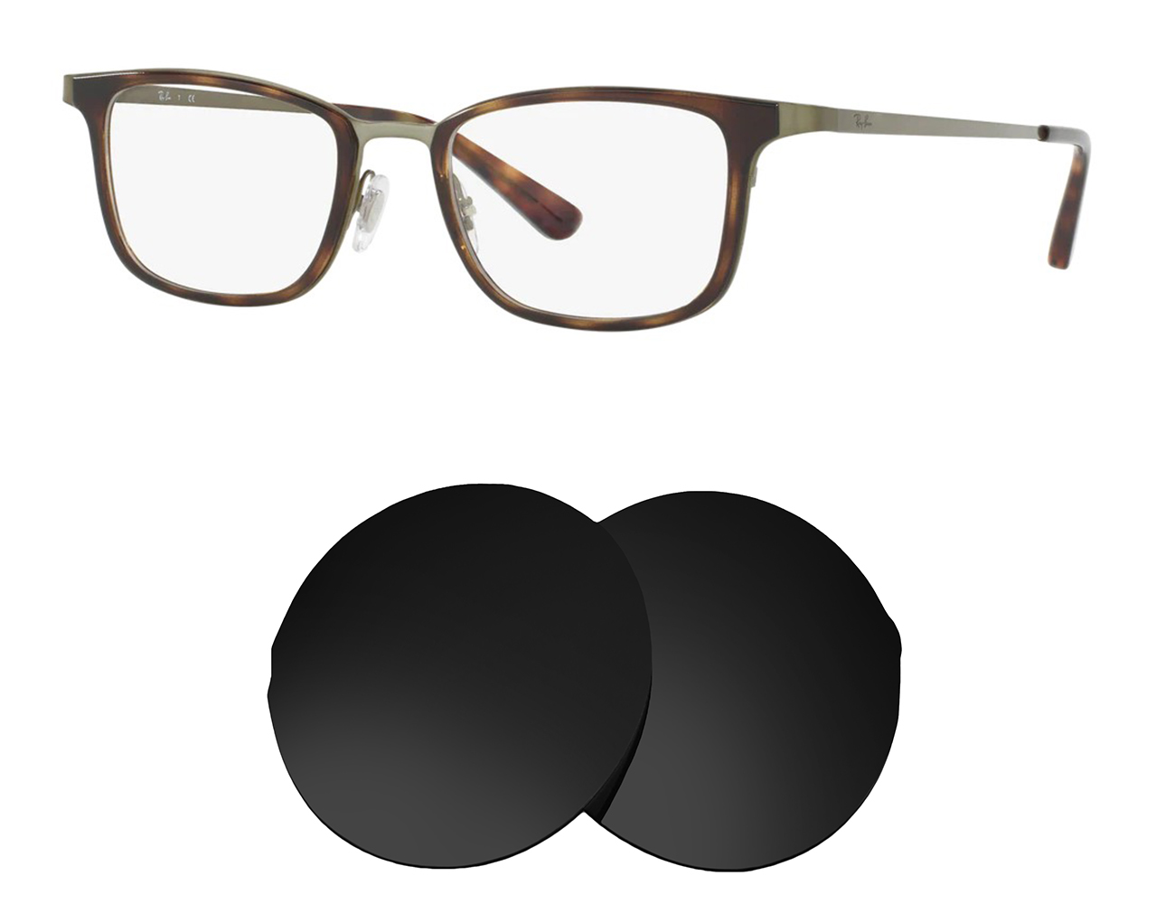 Ray-Ban Replacement Lenses RB6372 (52mm) - Main Image