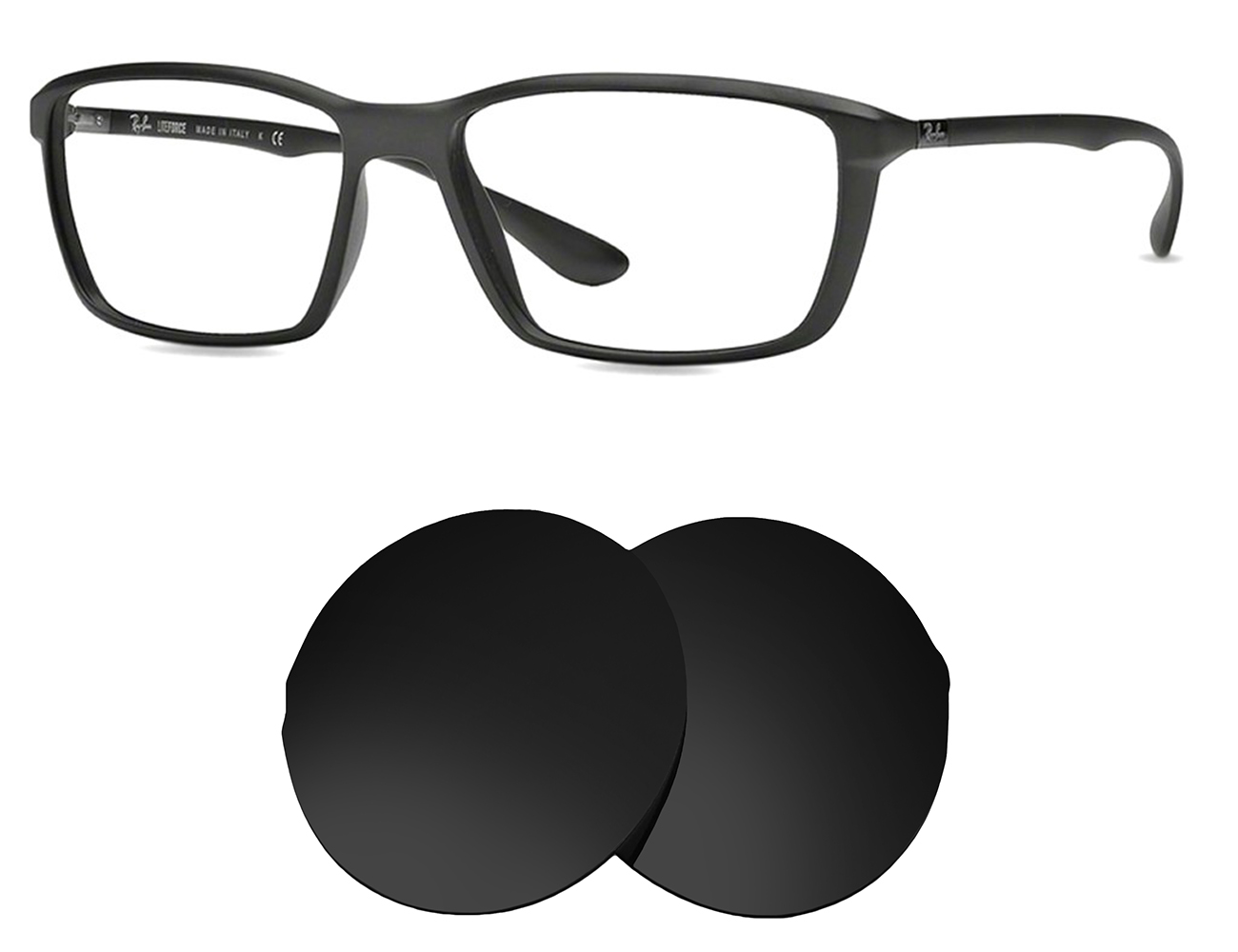 Ray-Ban Replacement Lenses RB7018 (57mm) - Main Image