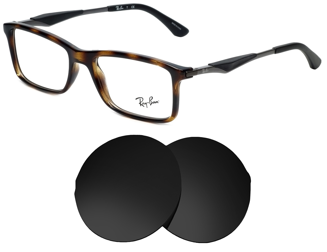 Ray-Ban Replacement Lenses RB7023 (55mm) - Main Image