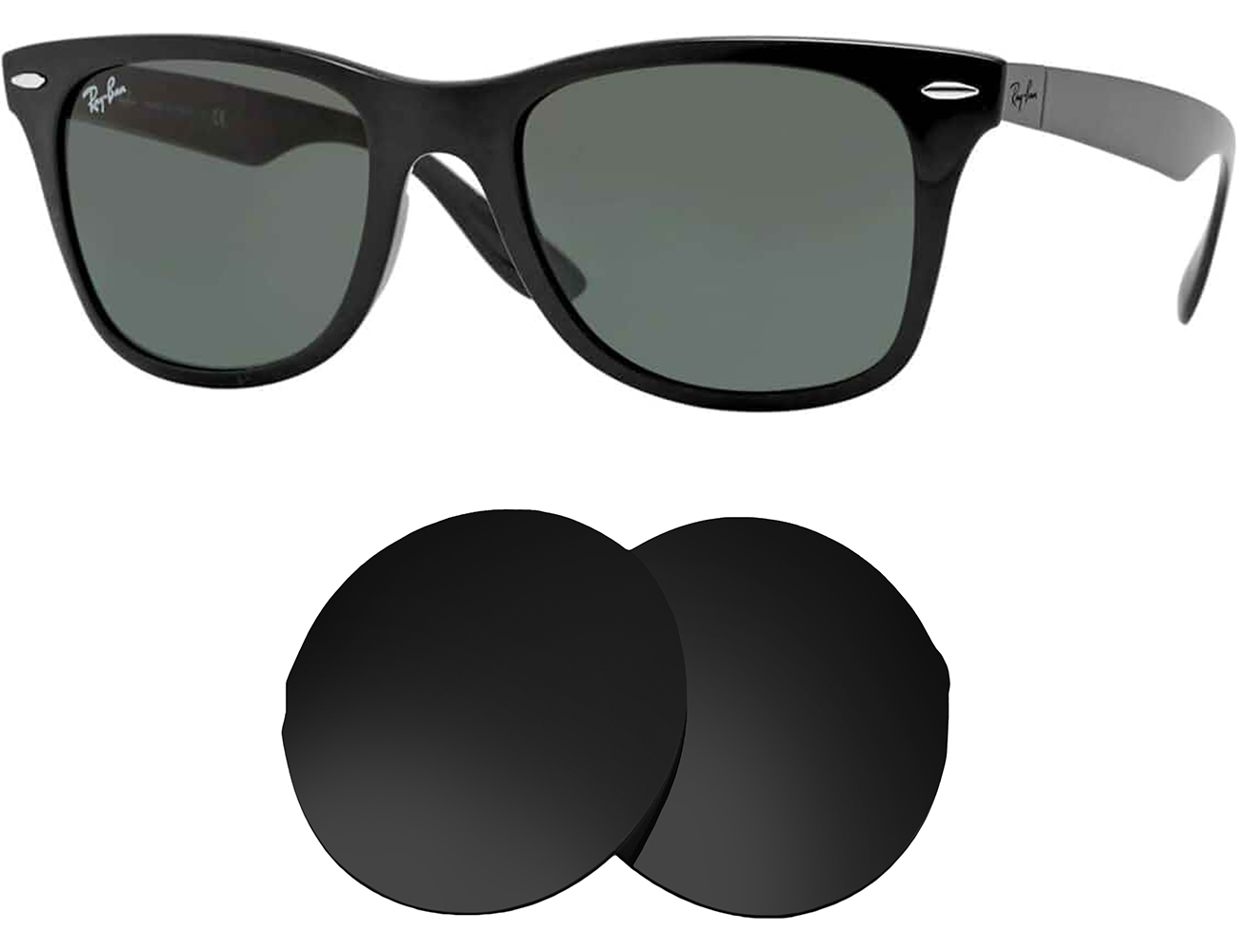 Ray-Ban Replacement Lenses RB4195 (52mm) - Main Image