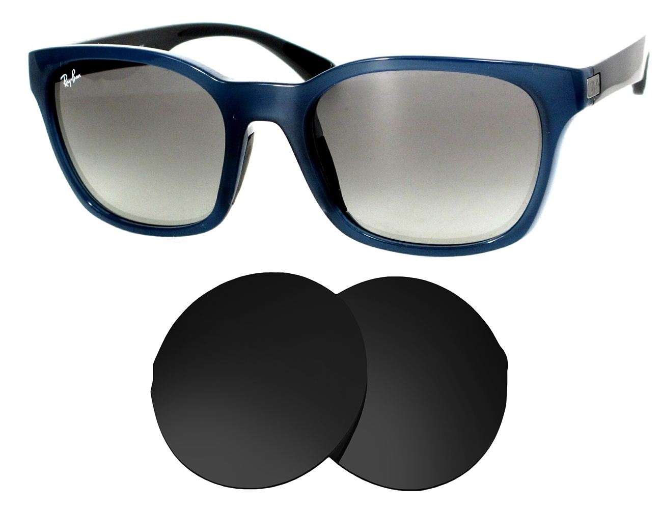 Ray-Ban Replacement Lenses RB4197F (56mm) - Main Image