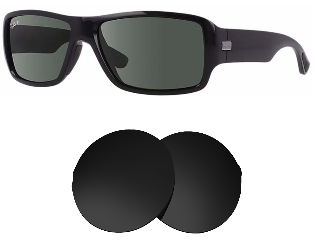 Ray-Ban Replacement Lenses RB4199 (61mm) - Main Image