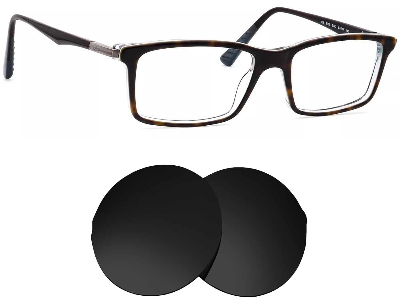 Ray-Ban Replacement Lenses RB5069 (53mm) - Main Image