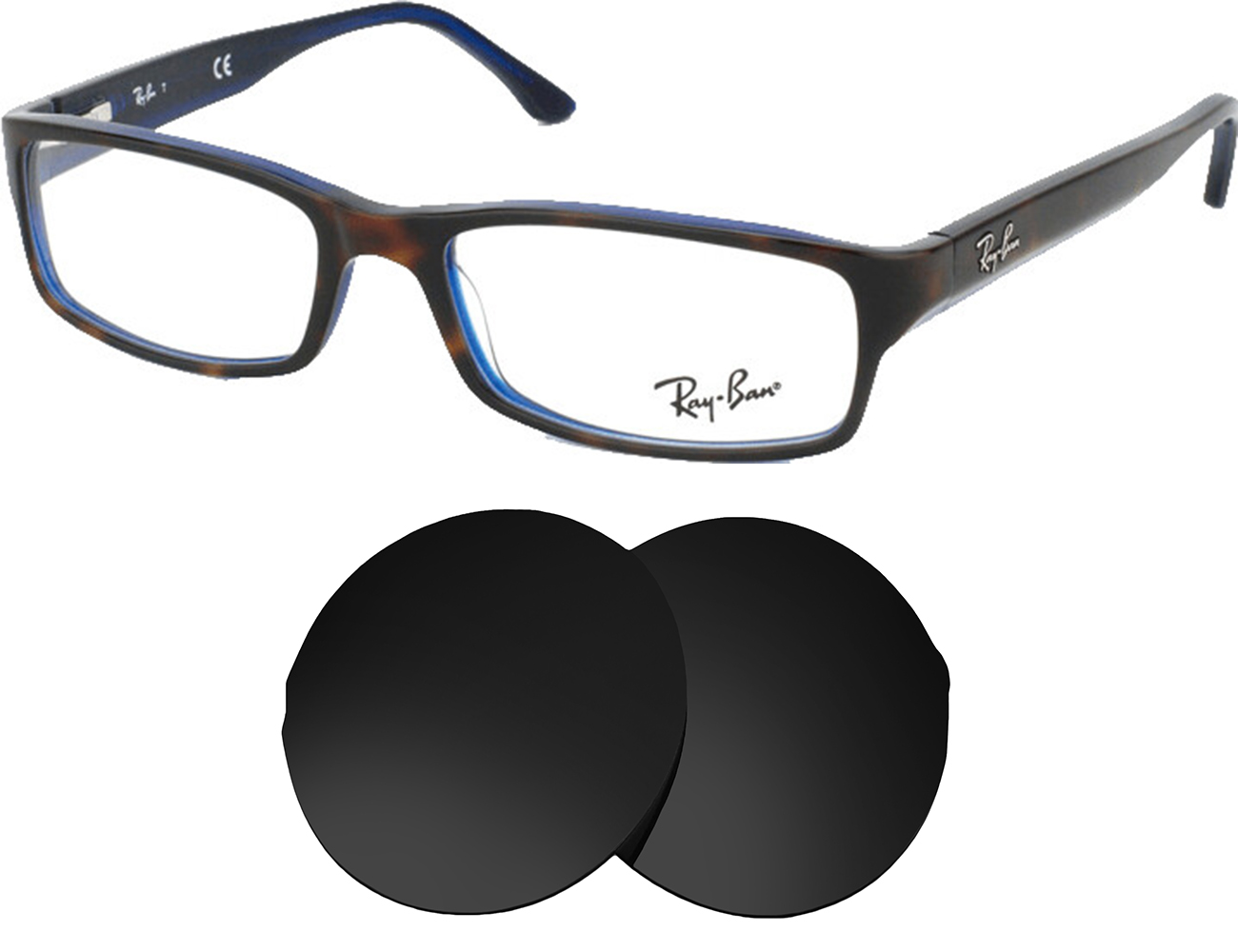 Ray-Ban Replacement Lenses RB5114 (52mm) - Main Image