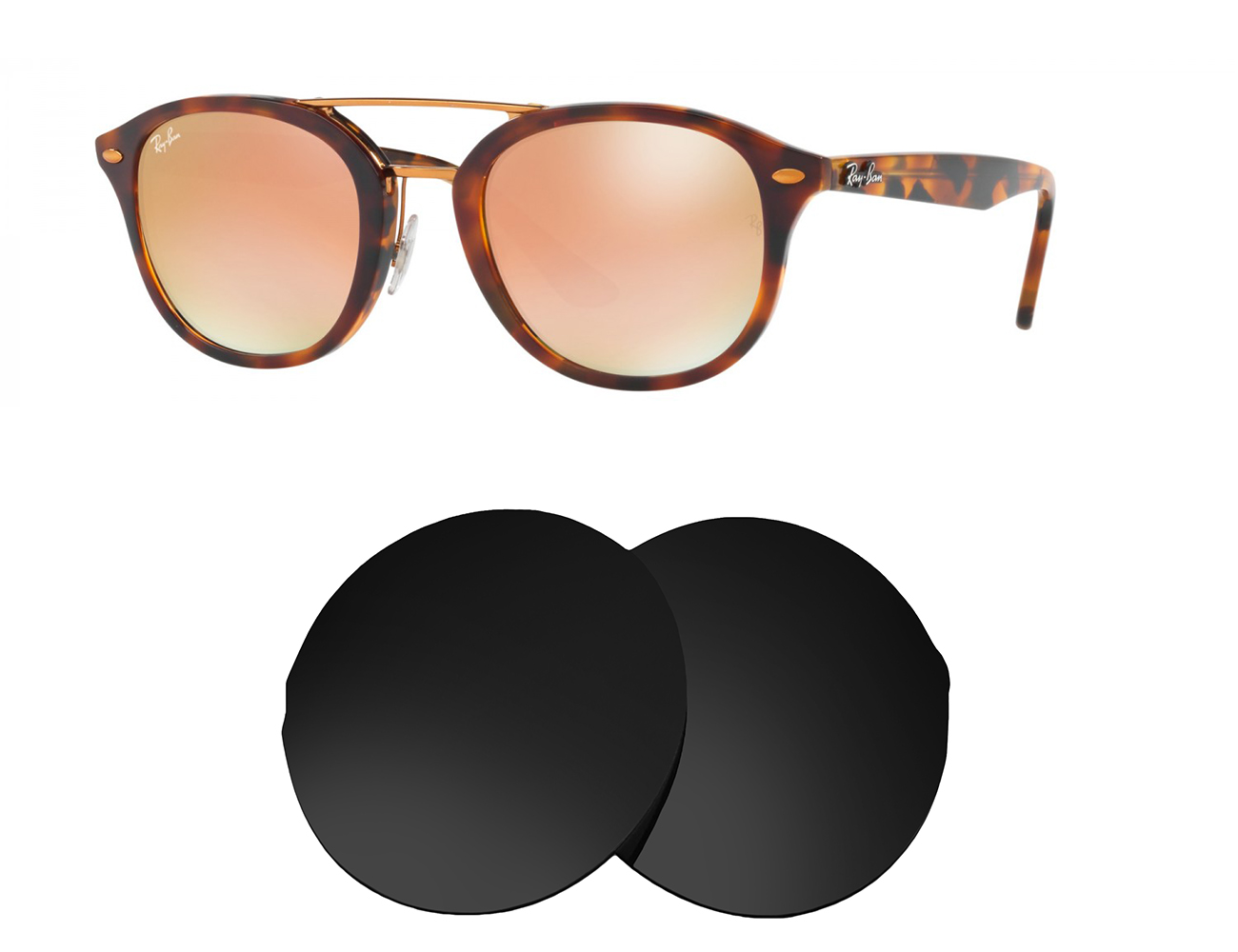 Ray-Ban Replacement Lenses RB2183 (53mm) - Main Image