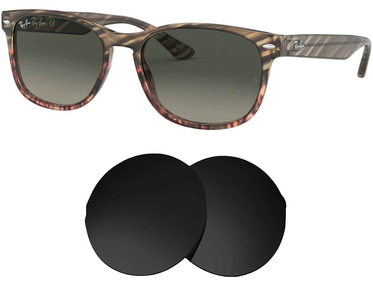 Ray-Ban Replacement Lenses RB2184 (57mm) - Main Image