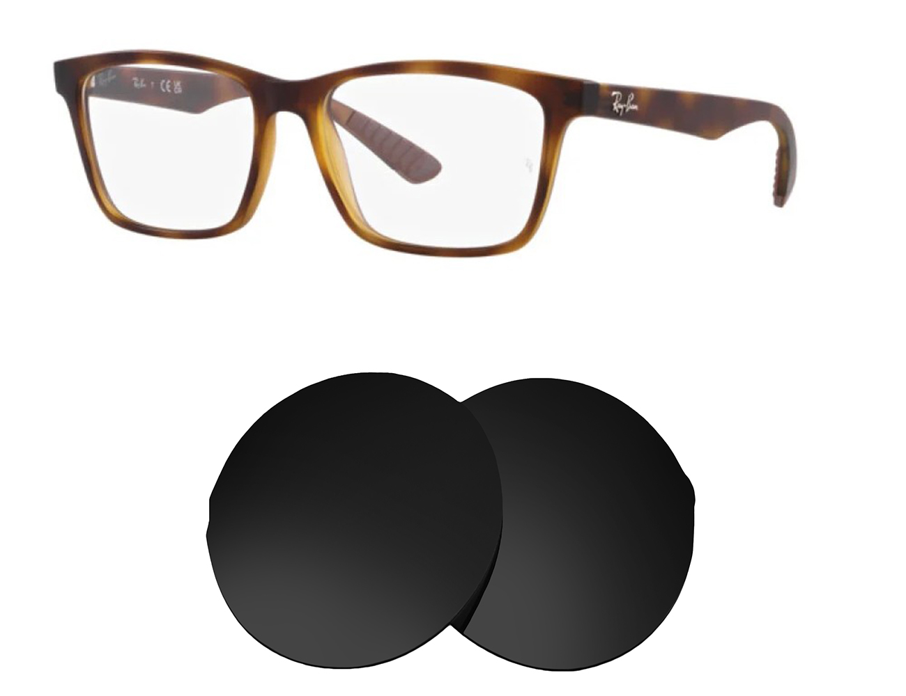 Ray-Ban Replacement Lenses RB7025 (53mm) - Main Image