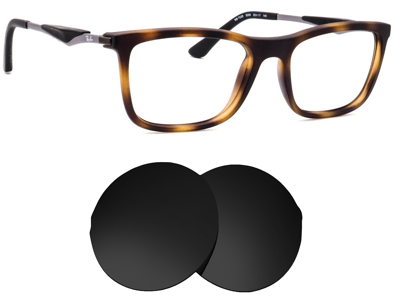 Ray-Ban Replacement Lenses RB7029 (53mm) - Main Image