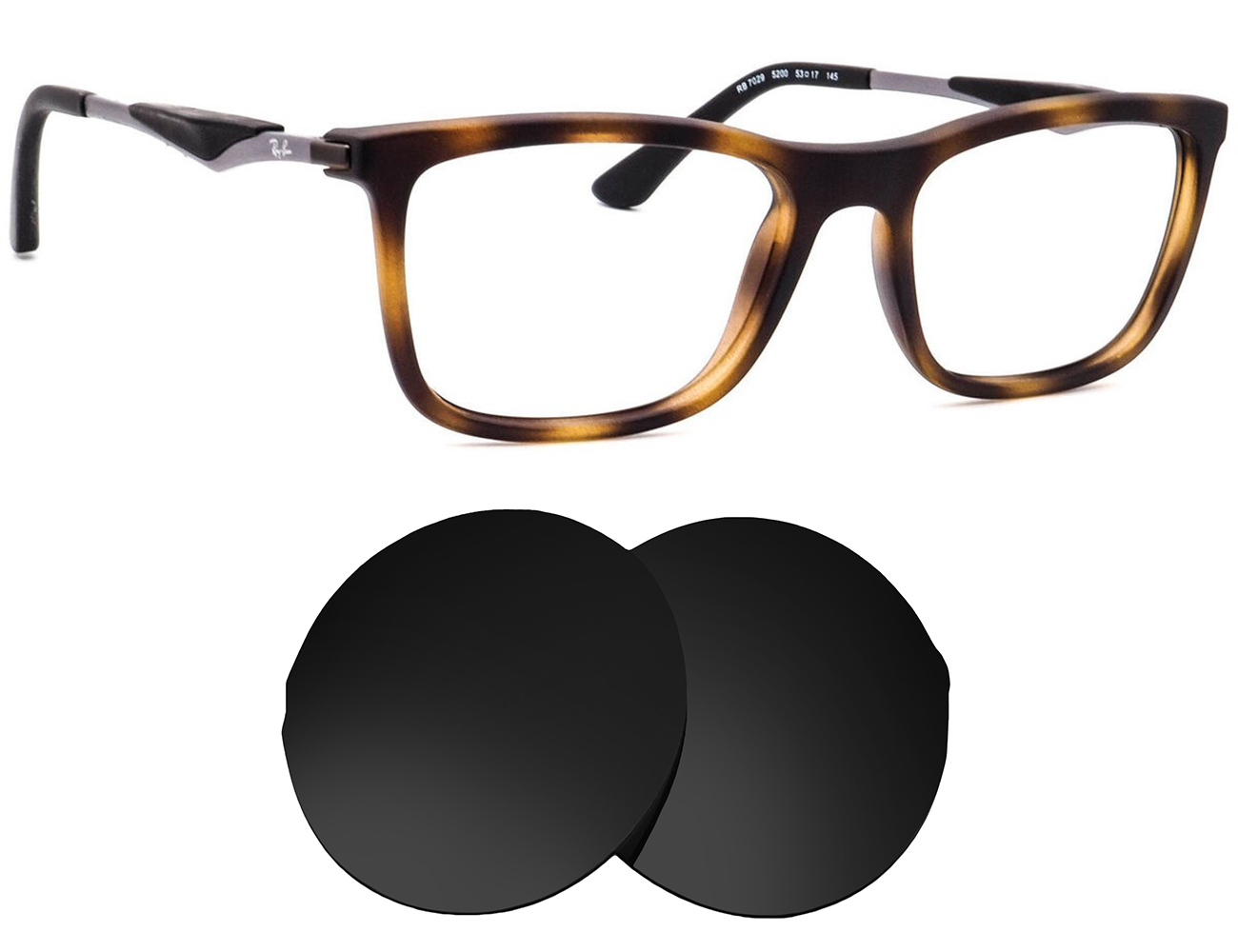 Ray-Ban Replacement Lenses RB7029 (55mm) - Main Image