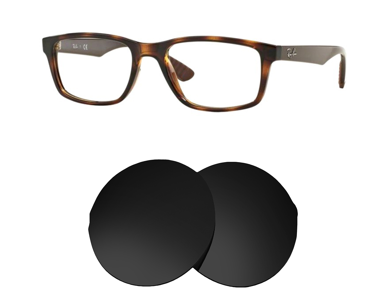 Ray-Ban Replacement Lenses RB7063 (54mm) - Main Image