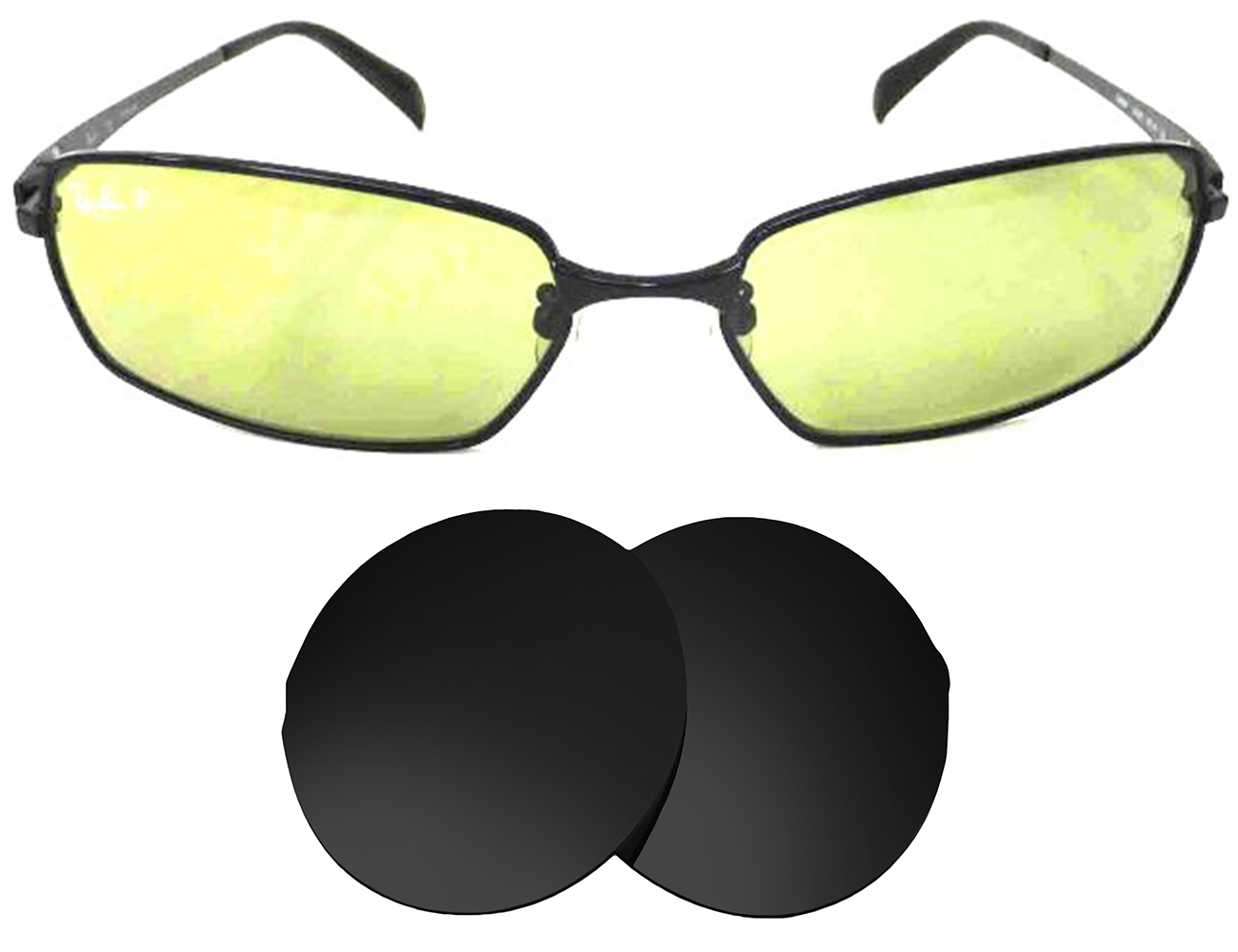 Ray-Ban Replacement Lenses RB8038 Vintage (59mm) - Main Image