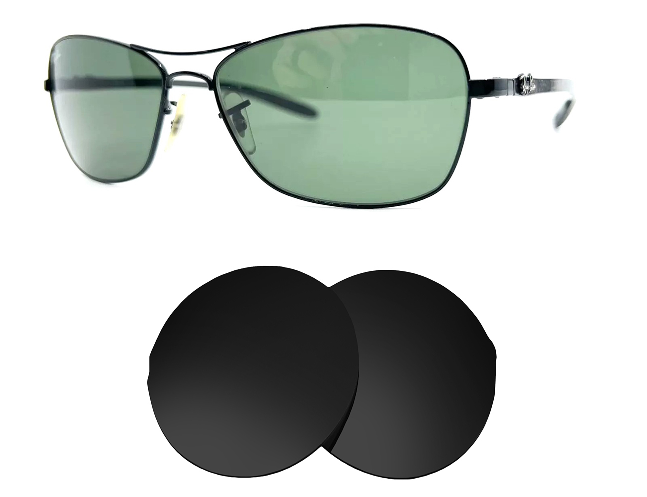 Ray-Ban Replacement Lenses RB8302 (58mm) - Main Image