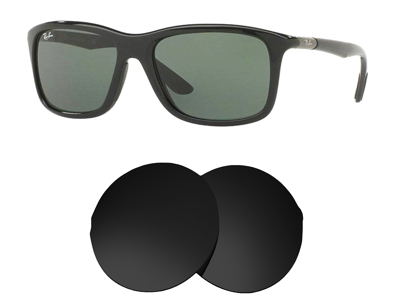 Ray-Ban Replacement Lenses RB8352 (57mm) - Main Image