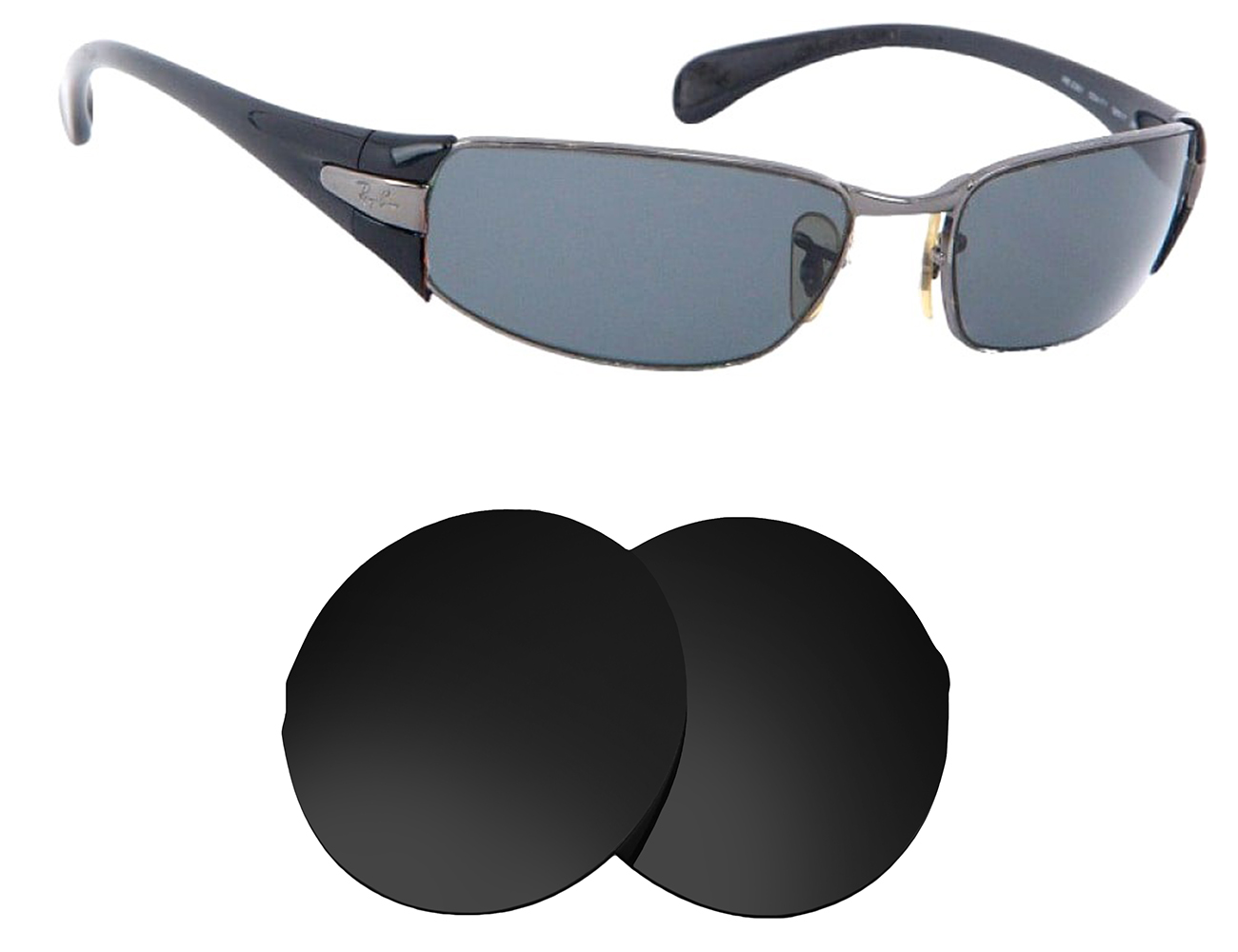 Ray-Ban Replacement Lenses RB3261 (58mm) - Main Image