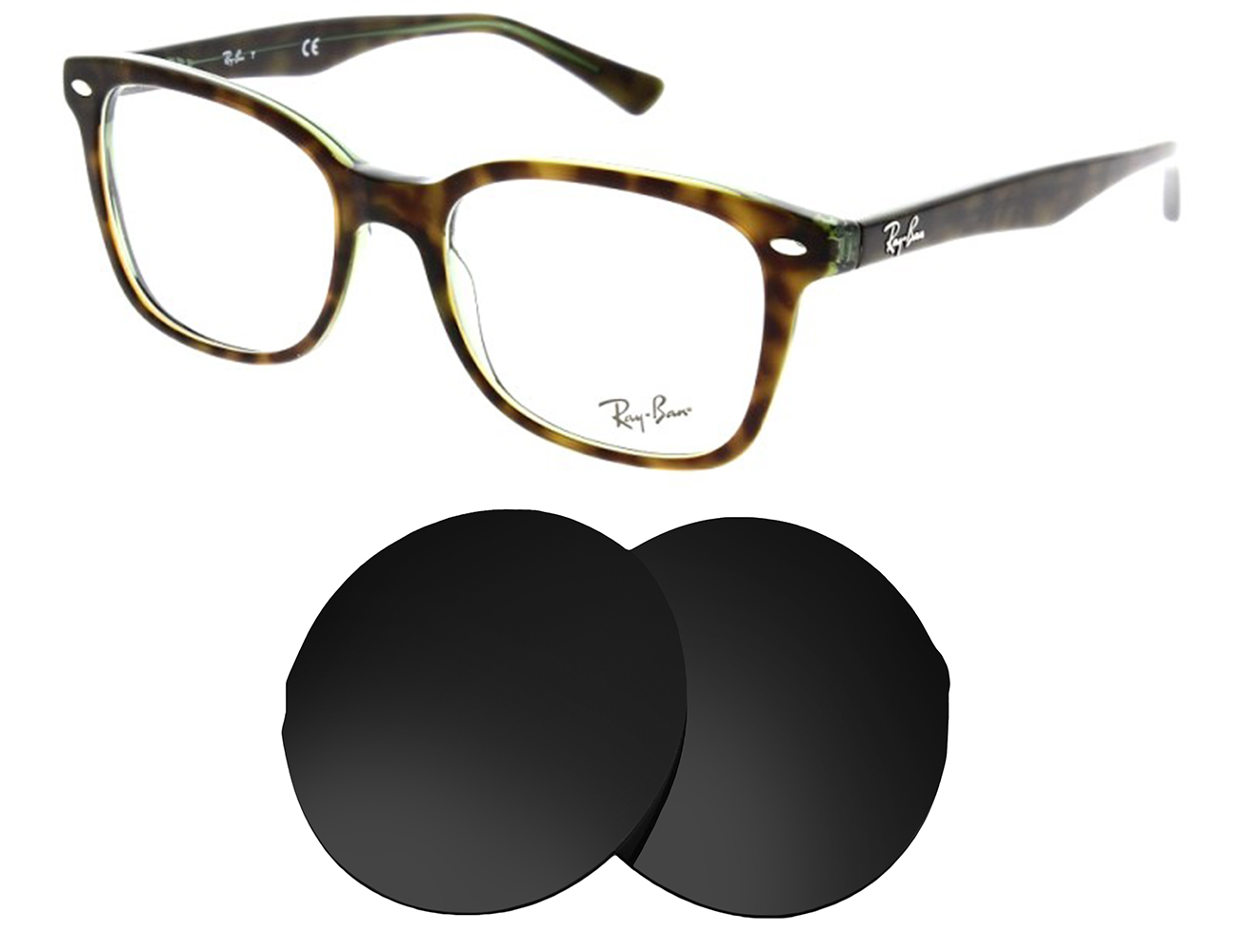 Ray-Ban Replacement Lenses RB5285 (53mm) - Main Image