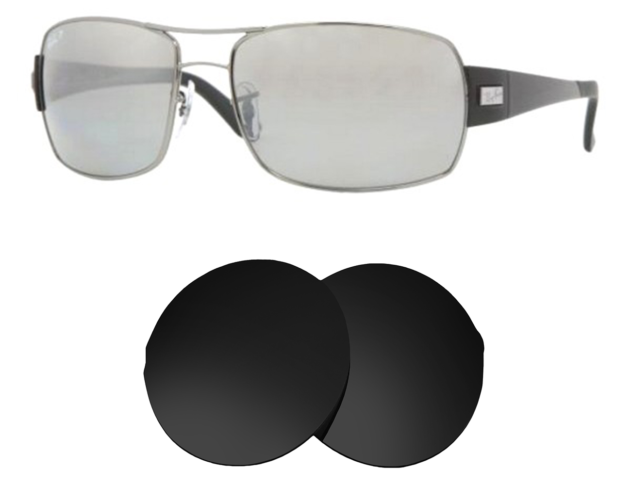 Ray-Ban Replacement Lenses RB3426 (61mm) - Main Image
