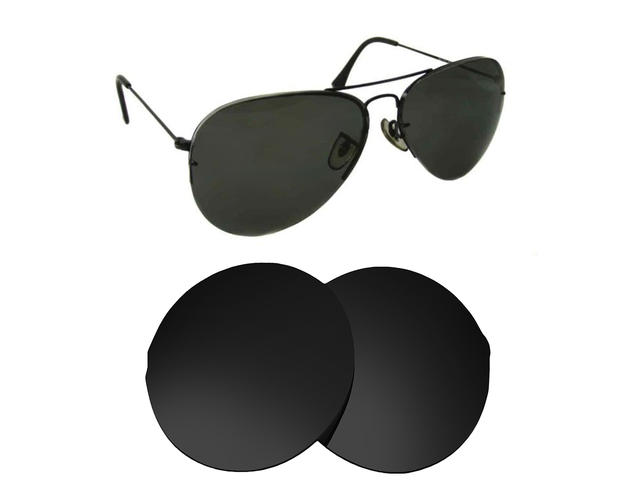 Ray-Ban Replacement Lenses RB3450 (59mm) - Main Image