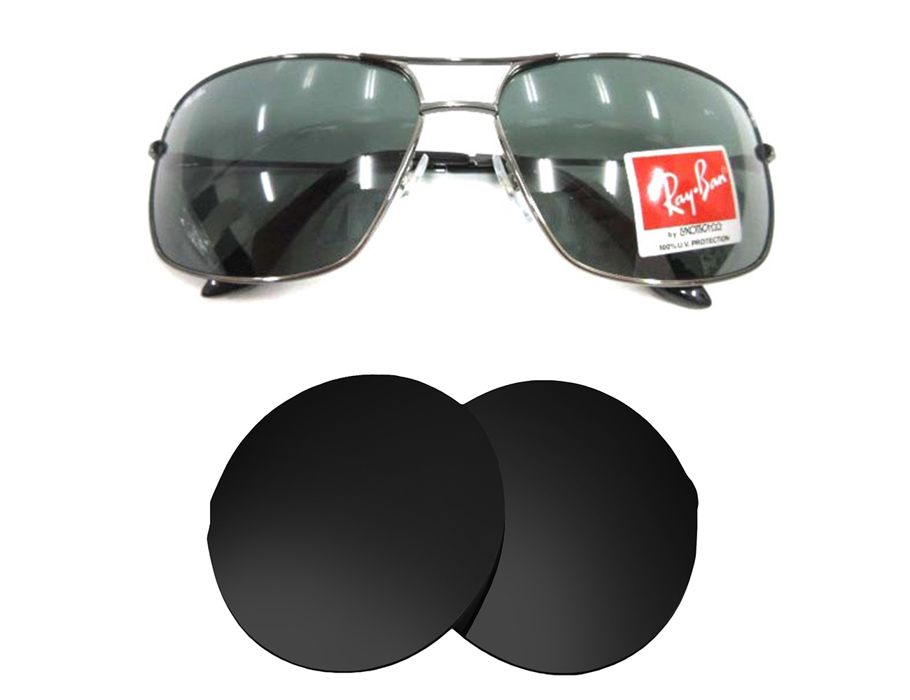 Ray-Ban Replacement Lenses RB3450 (63mm) Vintage - Main Image