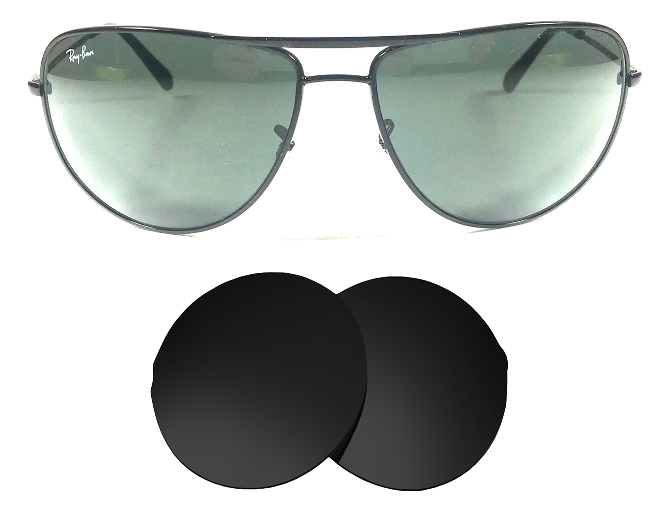 Ray-Ban Replacement Lenses RB3468 Aviator (63mm) - Main Image